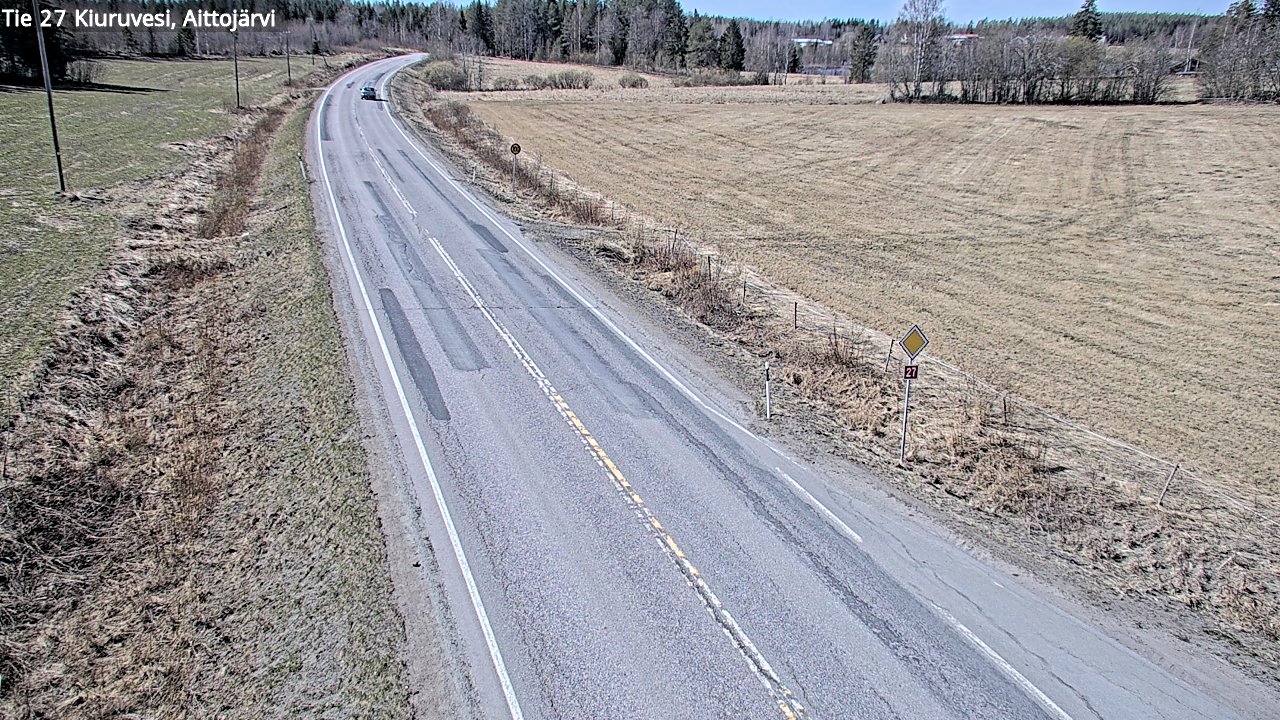 Kelikamerat Kuva Tie 27 Kiuruvesi, Aittojärvi, Kiuruvesi, Pohjois-Savo