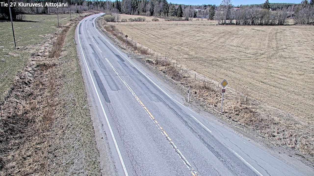 Kelikamerat Kuva Tie 27 Kiuruvesi, Aittojärvi, Kiuruvesi, Pohjois-Savo