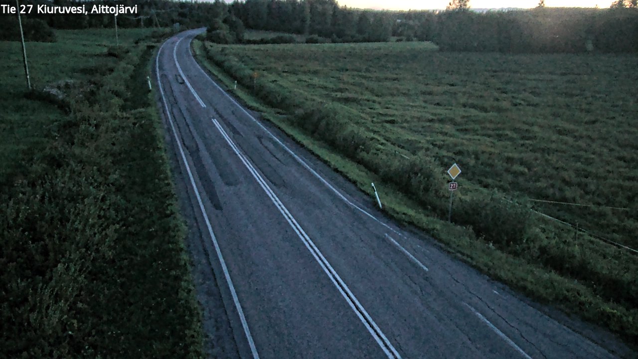 Kelikamerat Kuva Tie 27 Kiuruvesi, Aittojärvi, Kiuruvesi, Pohjois-Savo