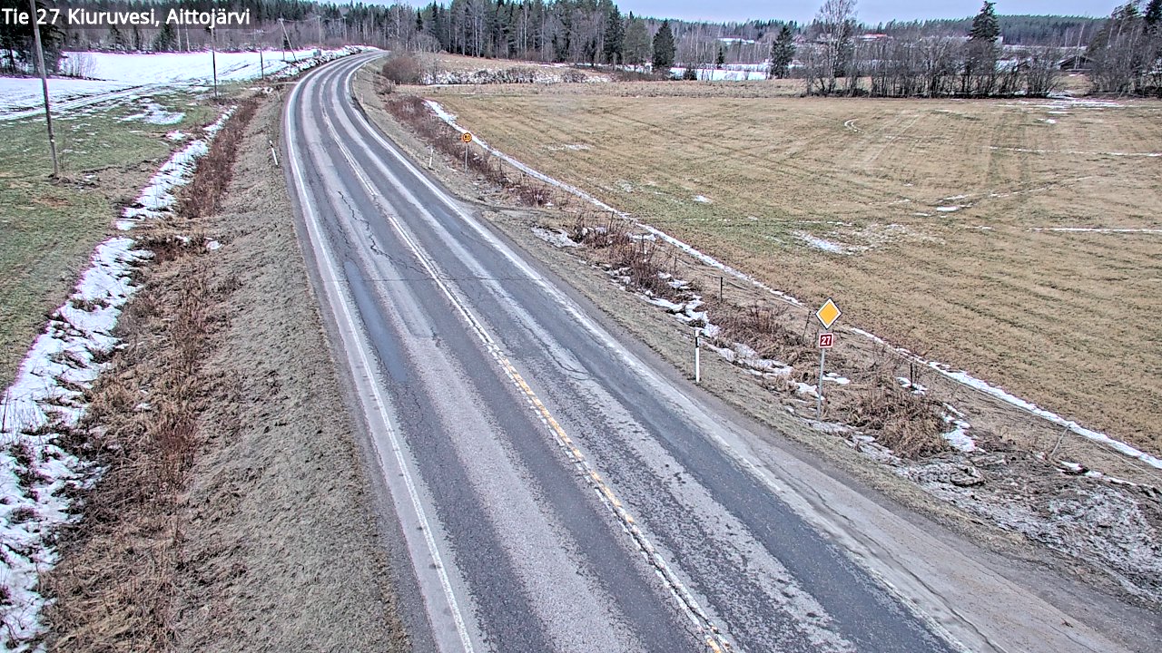 Kelikamerat Kuva Tie 27 Kiuruvesi, Aittojärvi, Kiuruvesi, Pohjois-Savo