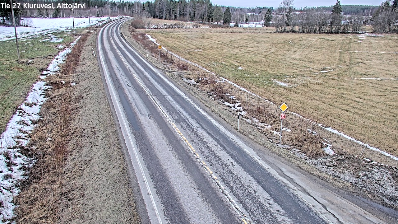 Kelikamerat Kuva Tie 27 Kiuruvesi, Aittojärvi, Kiuruvesi, Pohjois-Savo