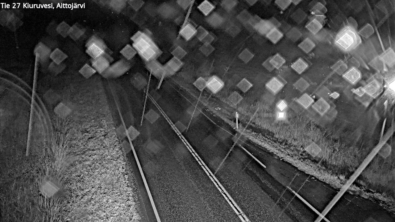 Weather Camera Image Väg 27 Kiuruvesi, Aittojärvi, Kiuruvesi, Pohjois-Savo
