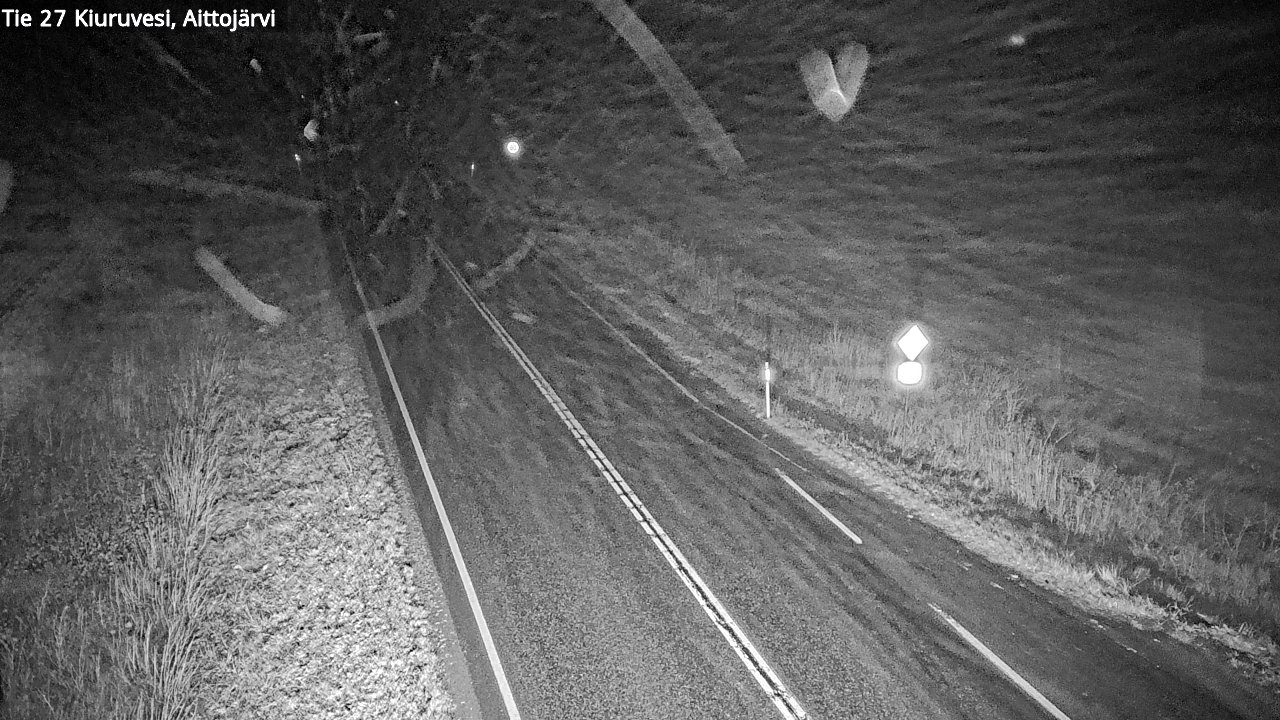 Weather Camera Image Road 27 Kiuruvesi, Aittojärvi, Kiuruvesi, Pohjois-Savo