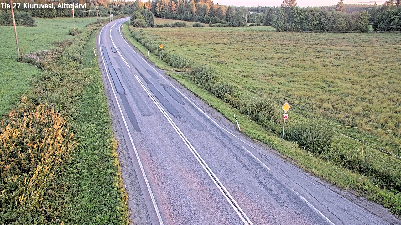 Kelikamerat Kuva Tie 27 Kiuruvesi, Aittojärvi, Kiuruvesi, Pohjois-Savo