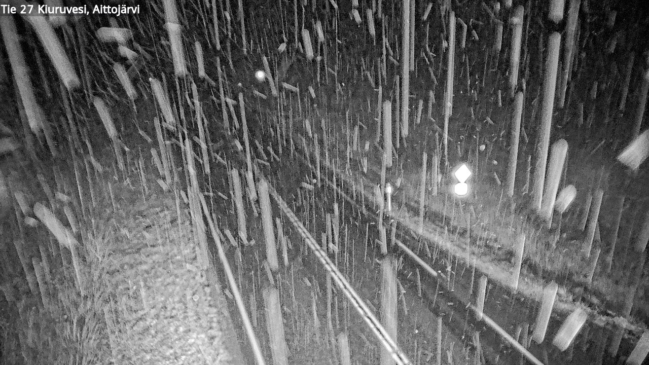 Weather Camera Image Road 27 Kiuruvesi, Aittojärvi, Kiuruvesi, Pohjois-Savo