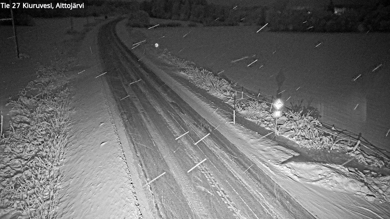 Kelikamerat Kuva Tie 27 Kiuruvesi, Aittojärvi, Kiuruvesi, Pohjois-Savo