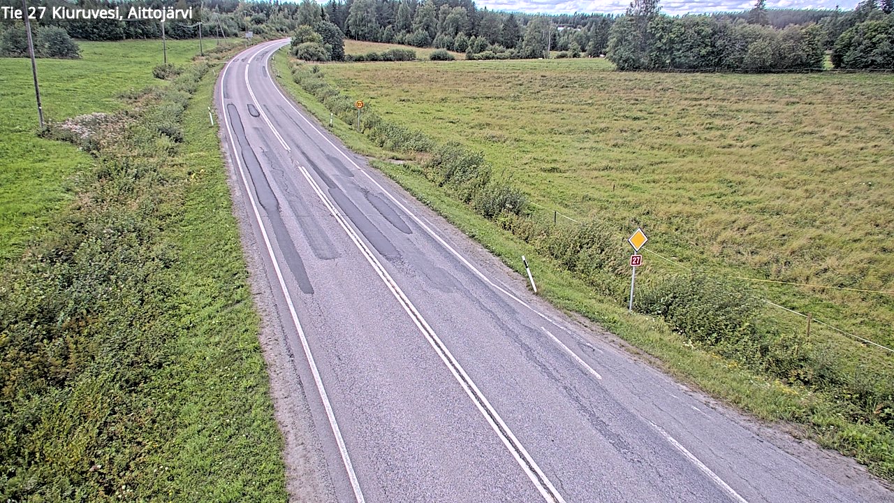 Kelikamerat Kuva Tie 27 Kiuruvesi, Aittojärvi, Kiuruvesi, Pohjois-Savo