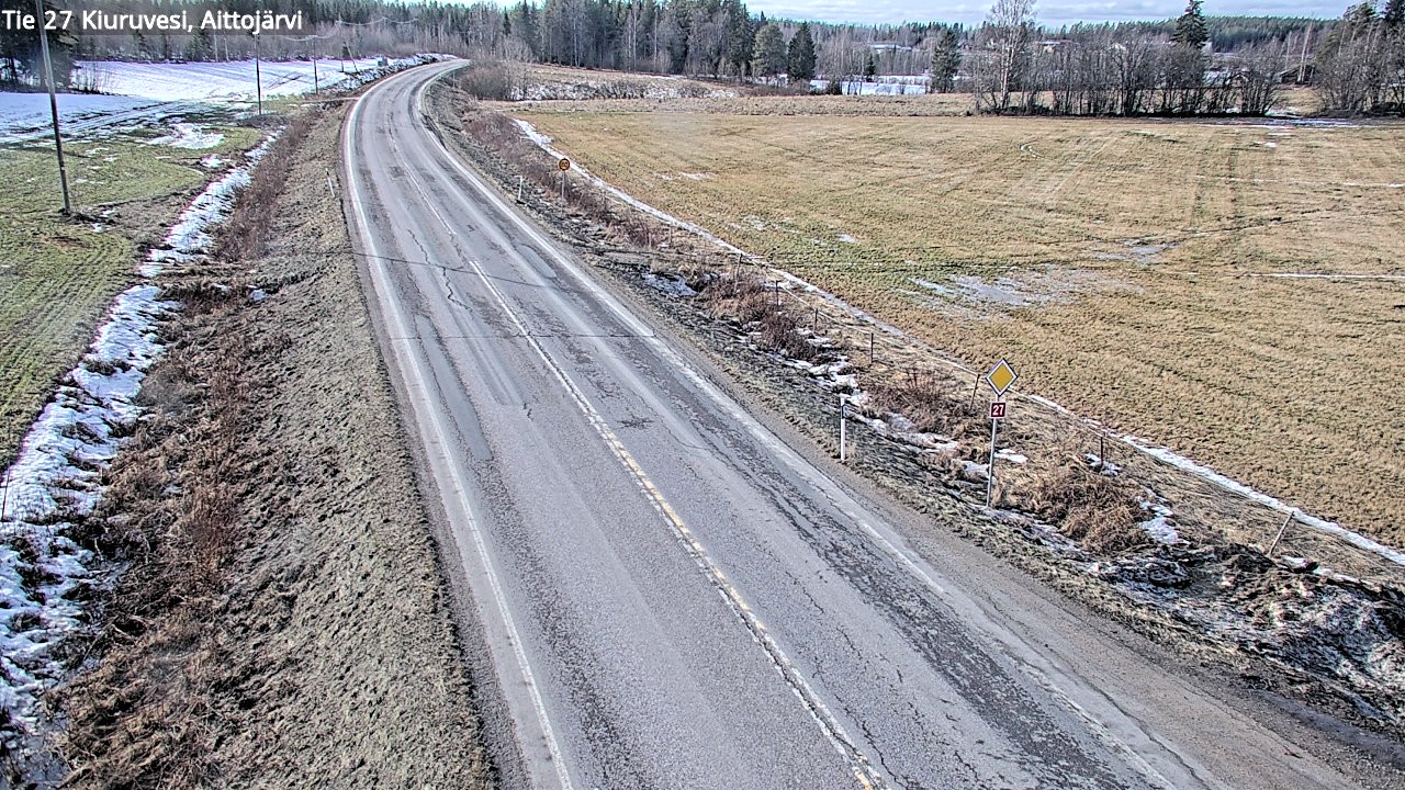 Kelikamerat Kuva Tie 27 Kiuruvesi, Aittojärvi, Kiuruvesi, Pohjois-Savo