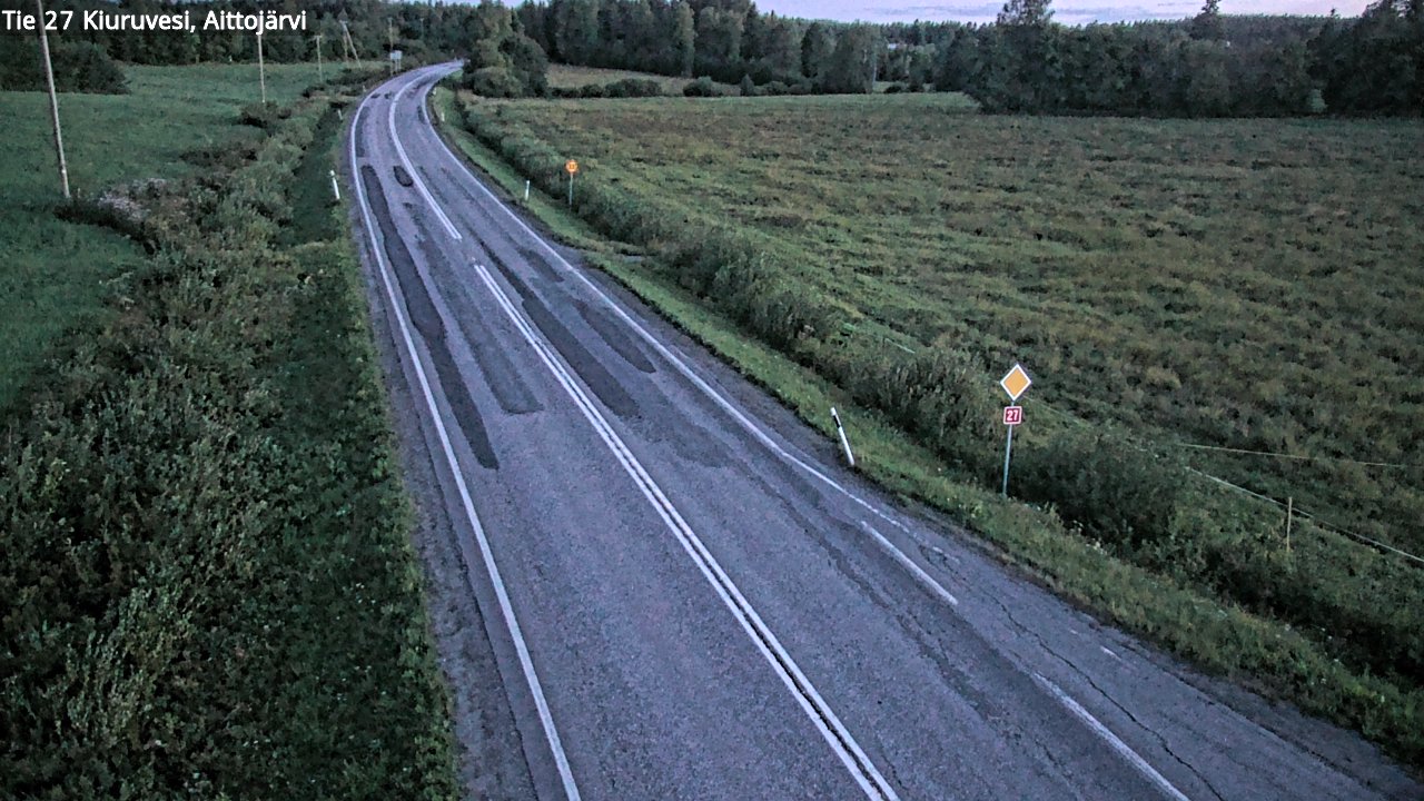 Kelikamerat Kuva Tie 27 Kiuruvesi, Aittojärvi, Kiuruvesi, Pohjois-Savo