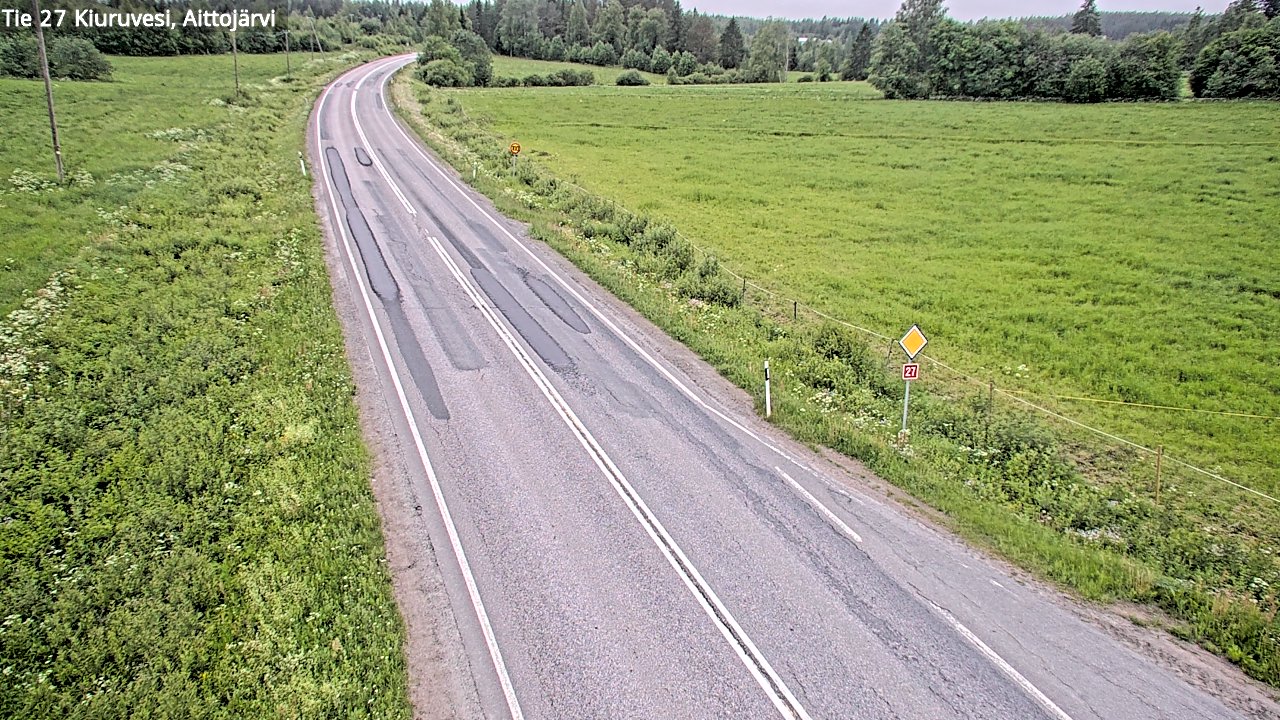 Kelikamerat Kuva Tie 27 Kiuruvesi, Aittojärvi, Kiuruvesi, Pohjois-Savo
