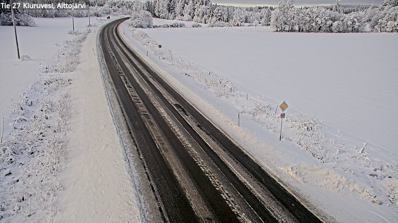 Kelikamerat Kuva Tie 27 Kiuruvesi, Aittojärvi, Kiuruvesi, Pohjois-Savo