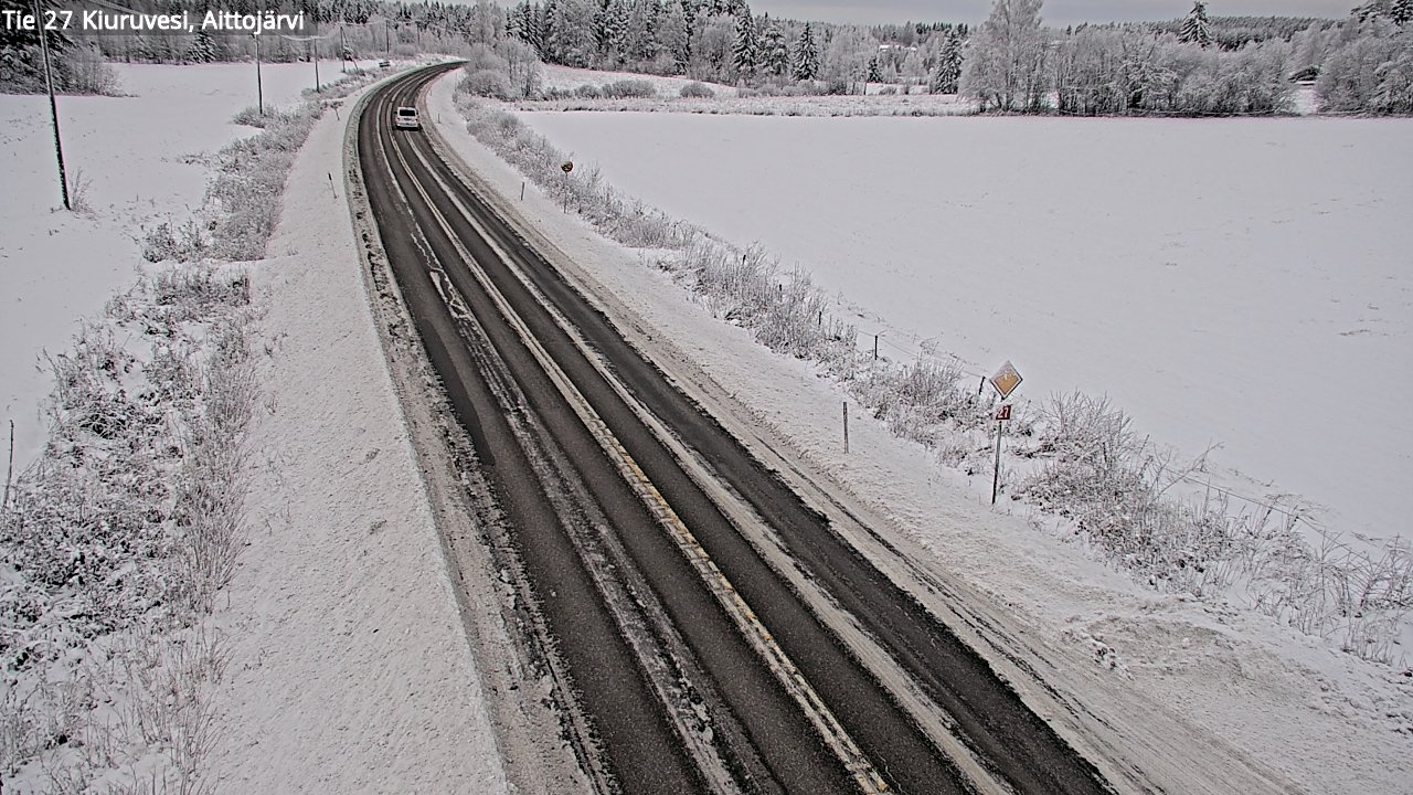 Kelikamerat Kuva Tie 27 Kiuruvesi, Aittojärvi, Kiuruvesi, Pohjois-Savo