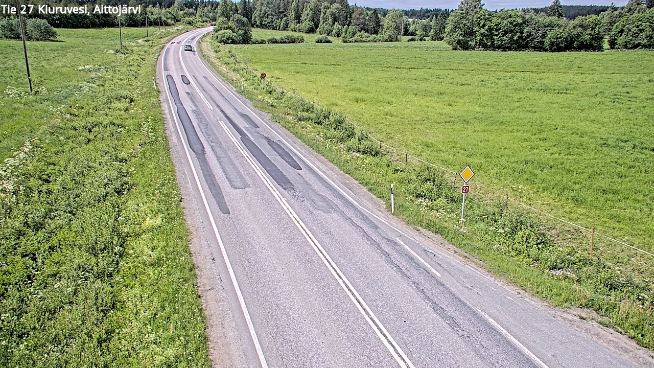 Kelikamerat Kuva Tie 27 Kiuruvesi, Aittojärvi, Kiuruvesi, Pohjois-Savo