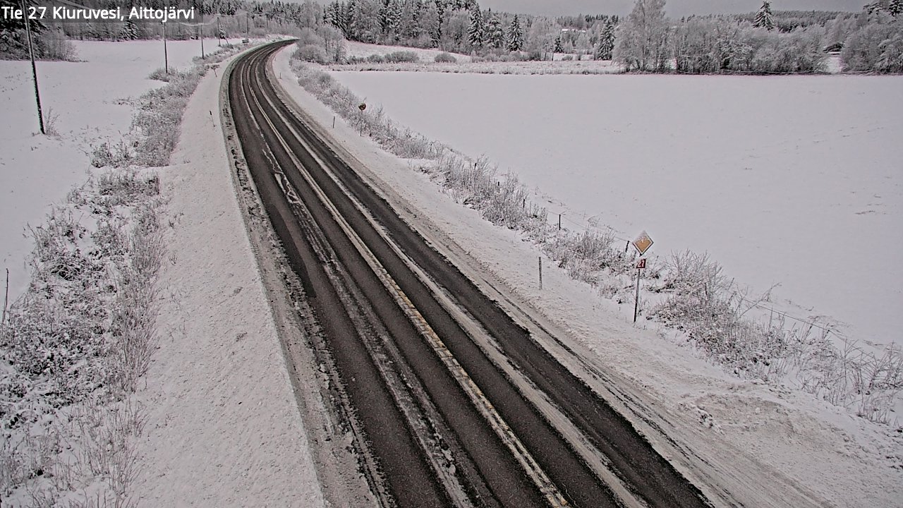 Kelikamerat Kuva Tie 27 Kiuruvesi, Aittojärvi, Kiuruvesi, Pohjois-Savo