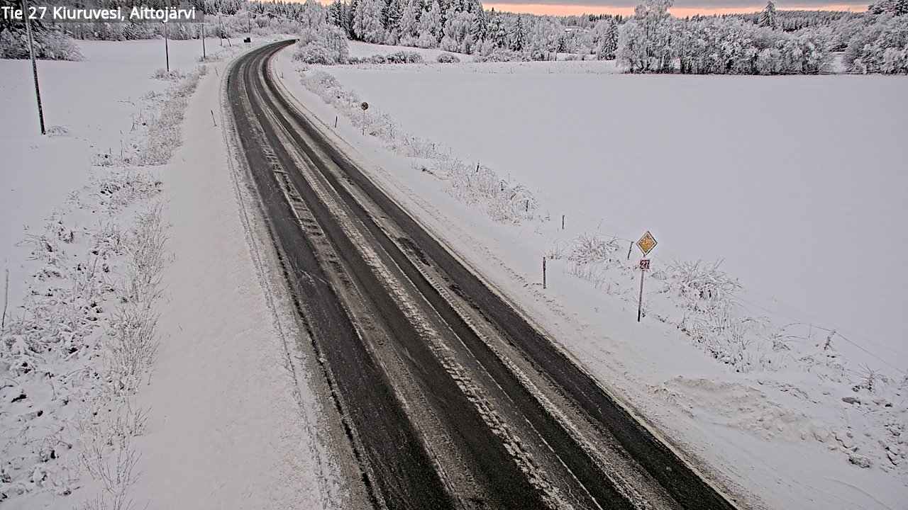Kelikamerat Kuva Tie 27 Kiuruvesi, Aittojärvi, Kiuruvesi, Pohjois-Savo