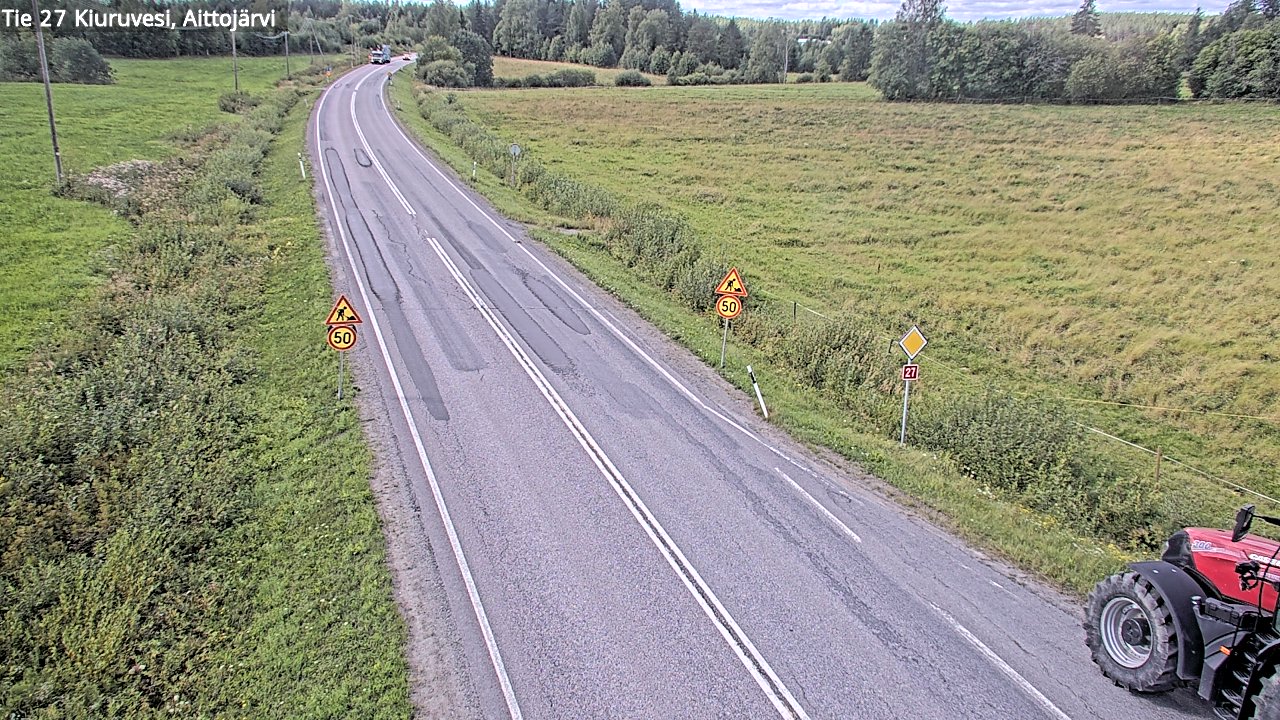 Kelikamerat Kuva Tie 27 Kiuruvesi, Aittojärvi, Kiuruvesi, Pohjois-Savo