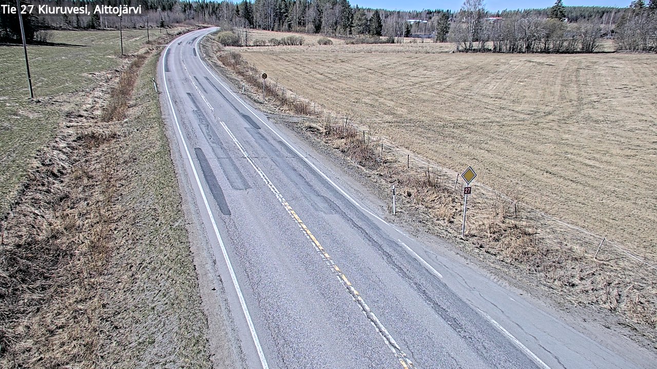 Kelikamerat Kuva Tie 27 Kiuruvesi, Aittojärvi, Kiuruvesi, Pohjois-Savo