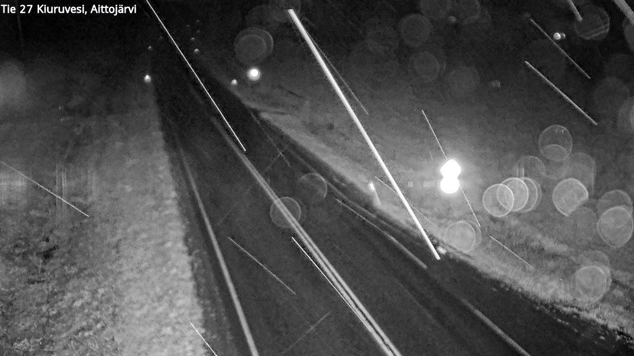 Weather Camera Image Road 27 Kiuruvesi, Aittojärvi, Kiuruvesi, Pohjois-Savo