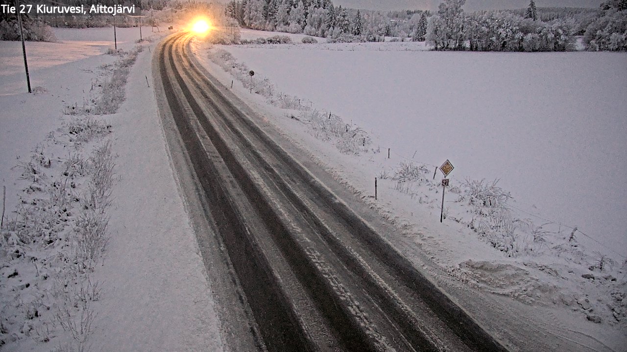 Kelikamerat Kuva Tie 27 Kiuruvesi, Aittojärvi, Kiuruvesi, Pohjois-Savo