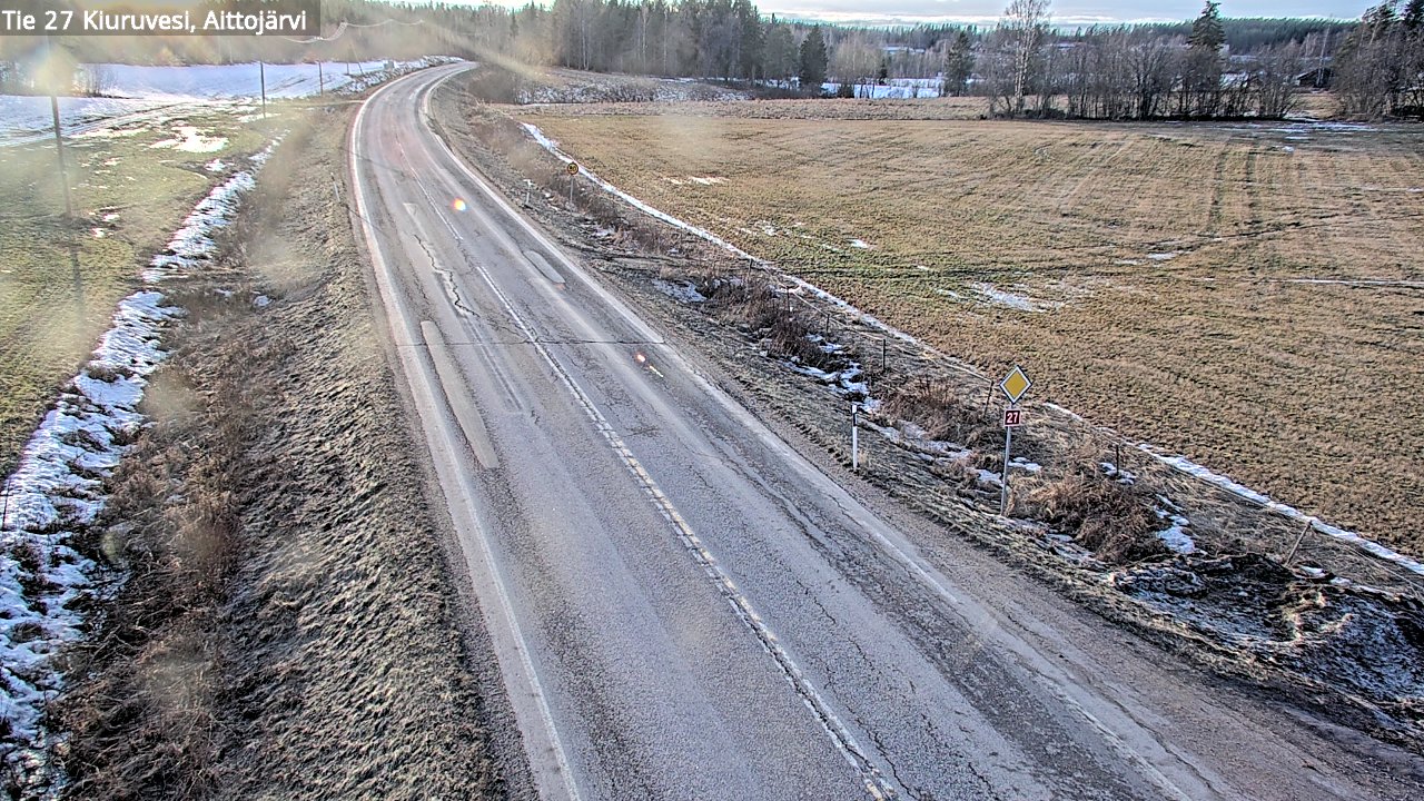 Kelikamerat Kuva Tie 27 Kiuruvesi, Aittojärvi, Kiuruvesi, Pohjois-Savo