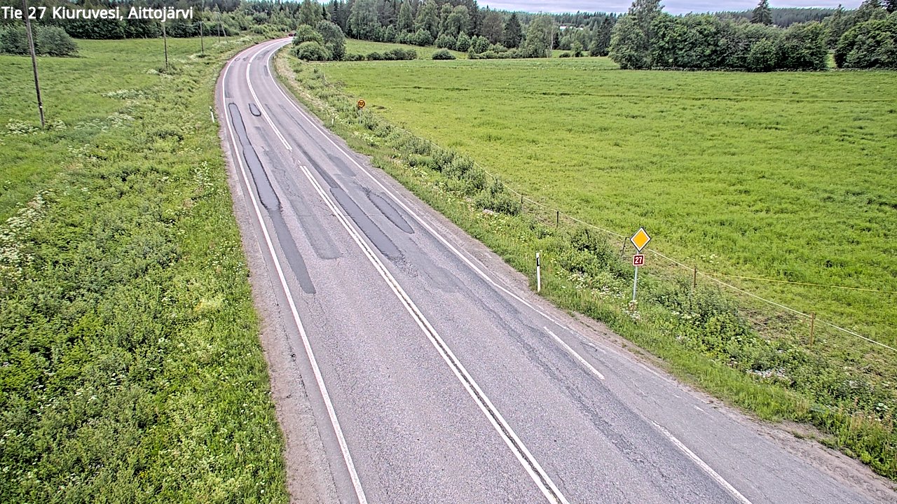 Kelikamerat Kuva Tie 27 Kiuruvesi, Aittojärvi, Kiuruvesi, Pohjois-Savo