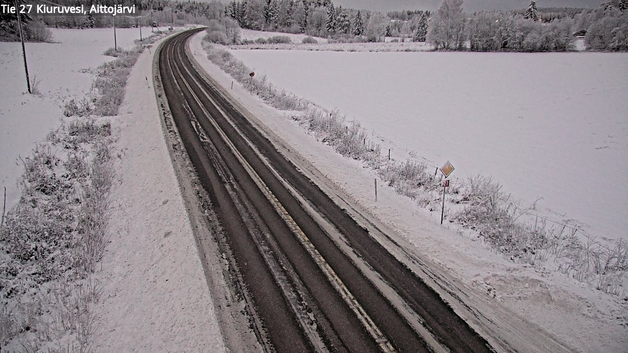 Kelikamerat Kuva Tie 27 Kiuruvesi, Aittojärvi, Kiuruvesi, Pohjois-Savo