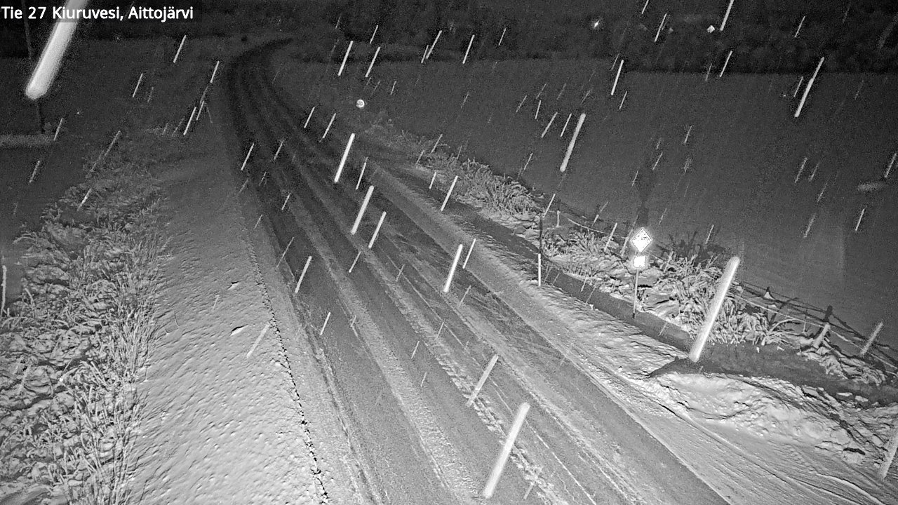 Kelikamerat Kuva Tie 27 Kiuruvesi, Aittojärvi, Kiuruvesi, Pohjois-Savo