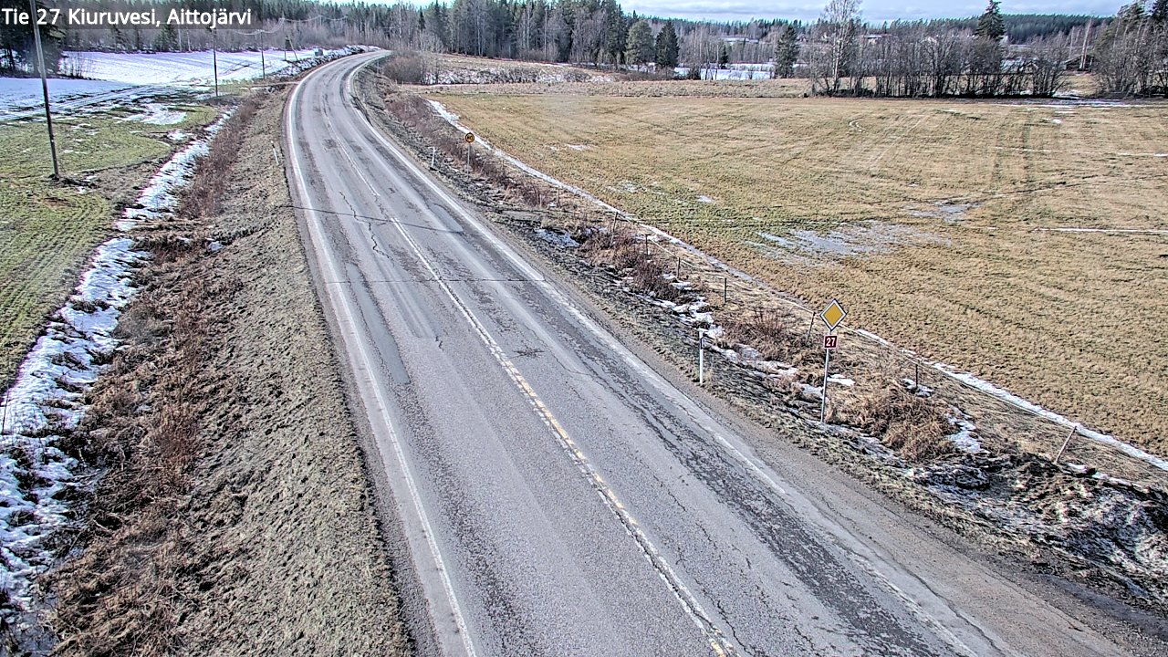 Kelikamerat Kuva Tie 27 Kiuruvesi, Aittojärvi, Kiuruvesi, Pohjois-Savo