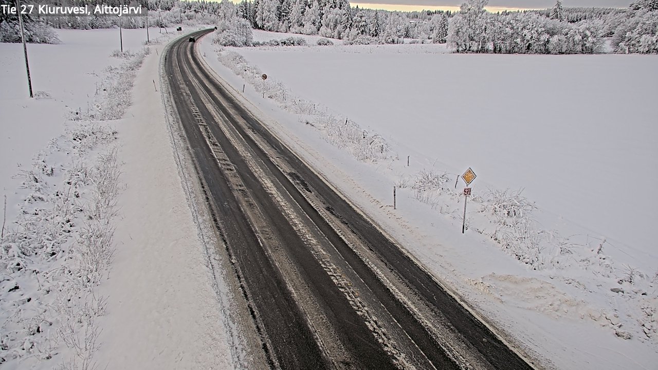 Kelikamerat Kuva Tie 27 Kiuruvesi, Aittojärvi, Kiuruvesi, Pohjois-Savo