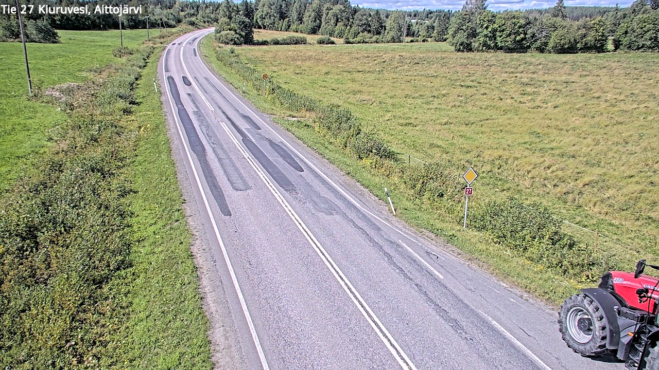 Kelikamerat Kuva Tie 27 Kiuruvesi, Aittojärvi, Kiuruvesi, Pohjois-Savo