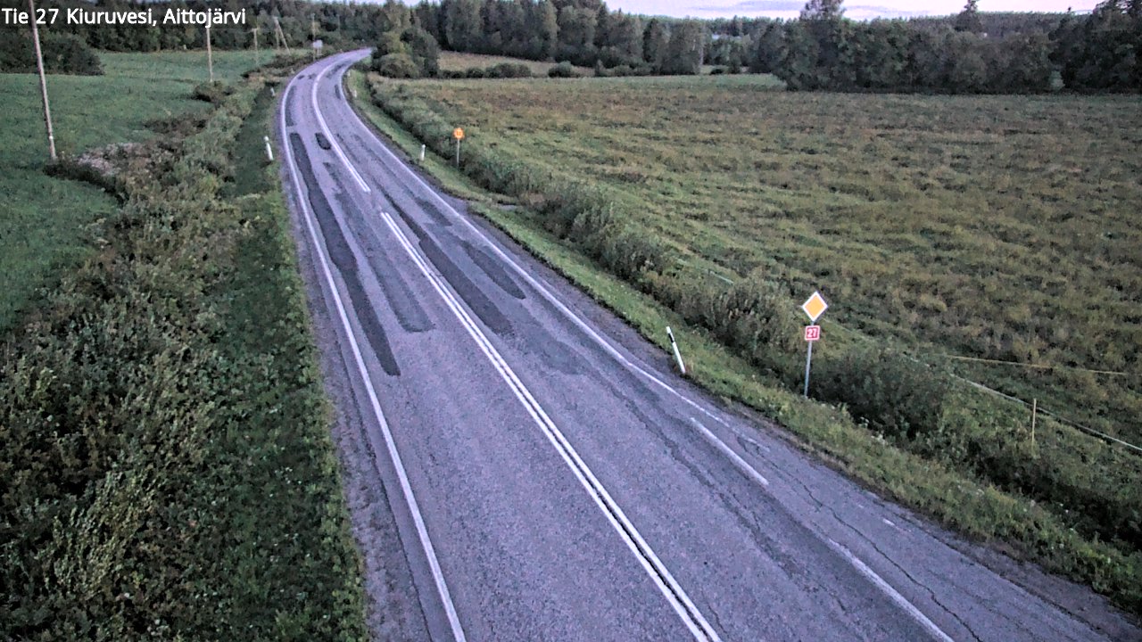 Kelikamerat Kuva Tie 27 Kiuruvesi, Aittojärvi, Kiuruvesi, Pohjois-Savo