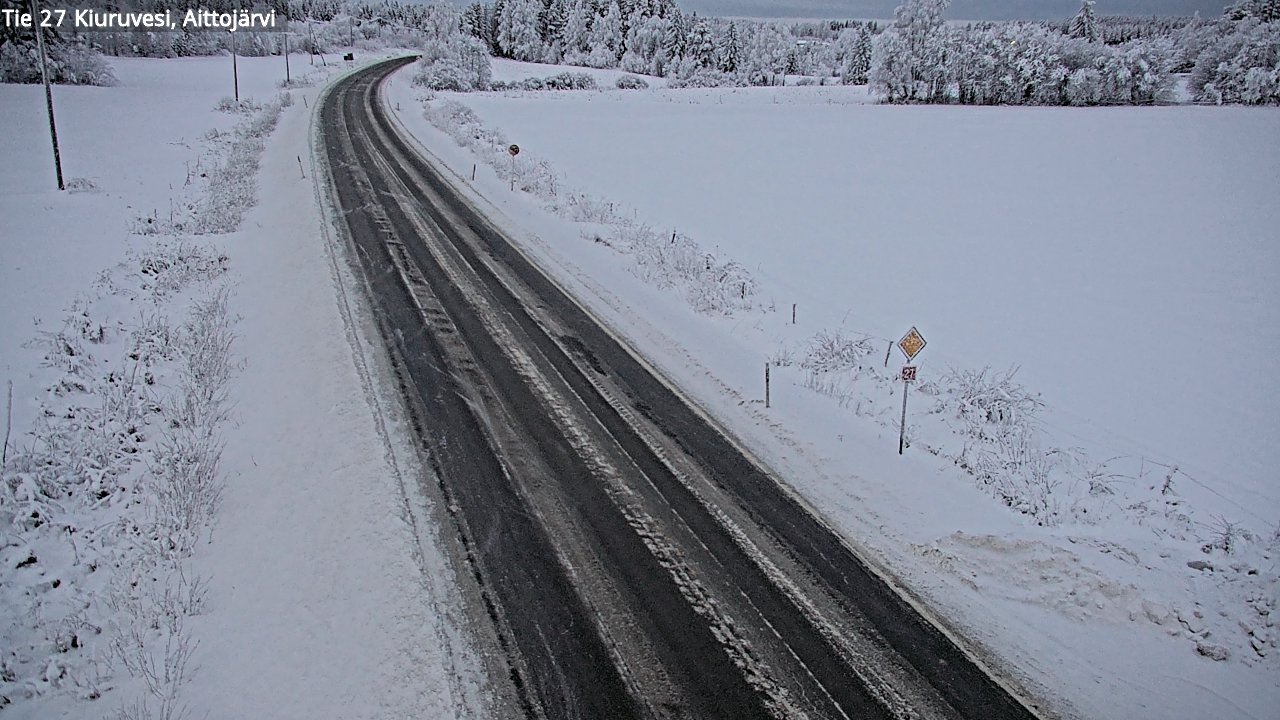 Kelikamerat Kuva Tie 27 Kiuruvesi, Aittojärvi, Kiuruvesi, Pohjois-Savo