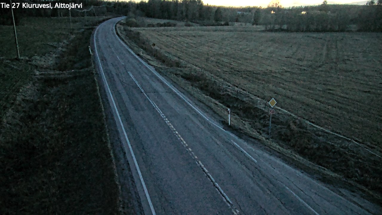Kelikamerat Kuva Tie 27 Kiuruvesi, Aittojärvi, Kiuruvesi, Pohjois-Savo