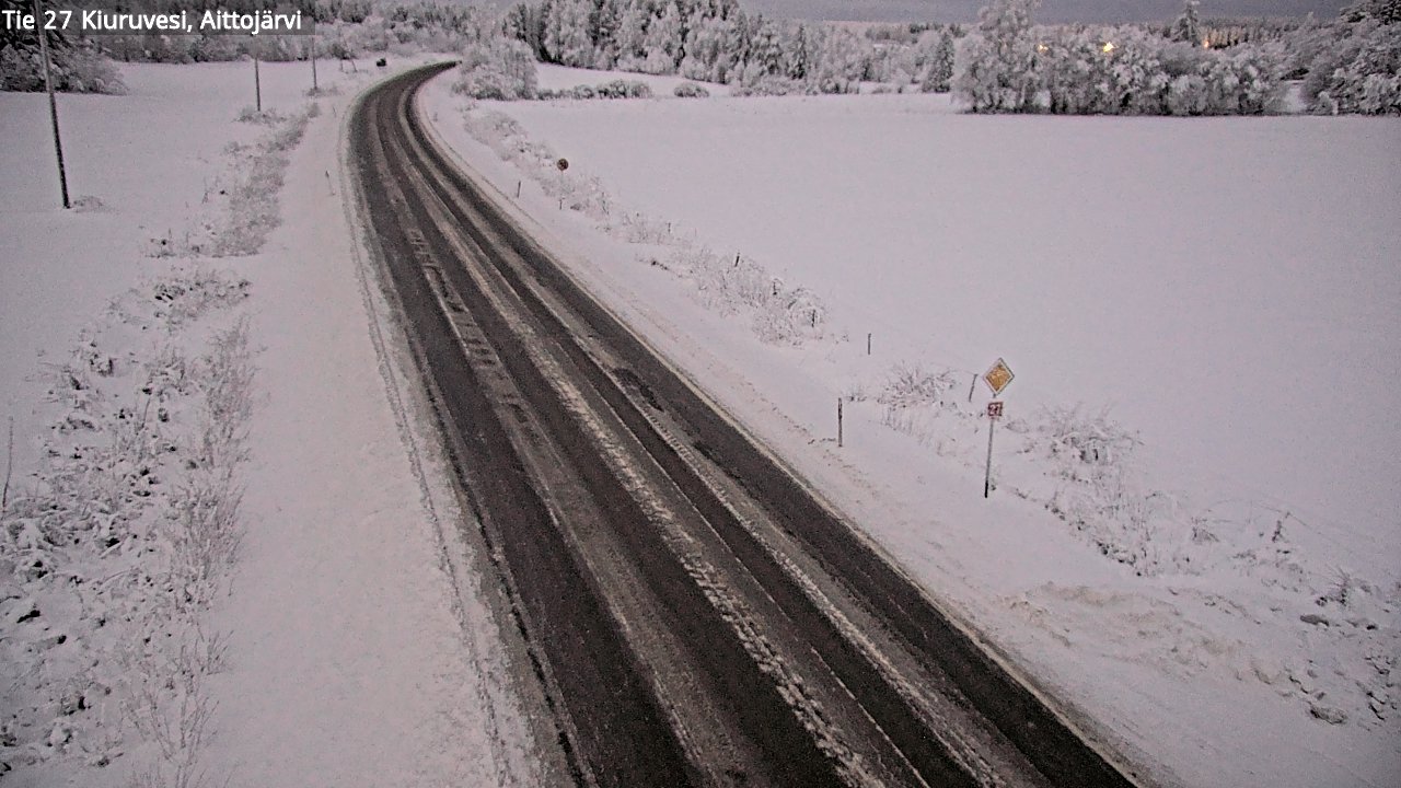 Kelikamerat Kuva Tie 27 Kiuruvesi, Aittojärvi, Kiuruvesi, Pohjois-Savo