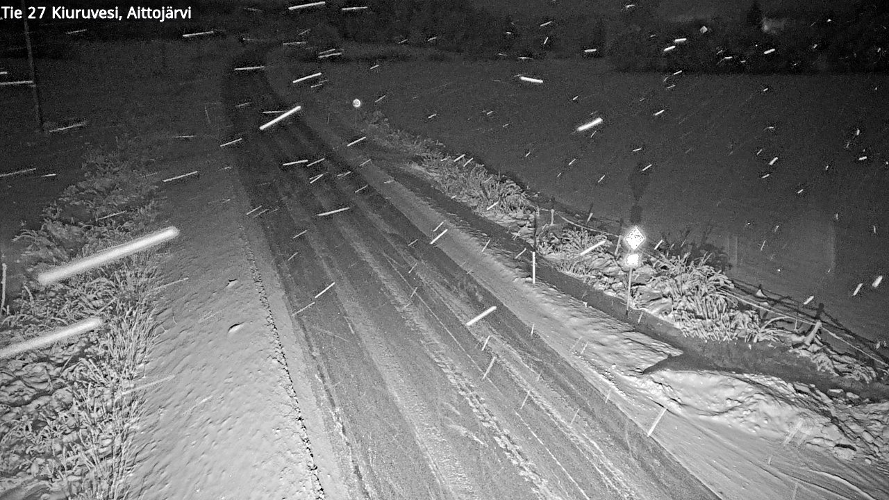 Kelikamerat Kuva Tie 27 Kiuruvesi, Aittojärvi, Kiuruvesi, Pohjois-Savo