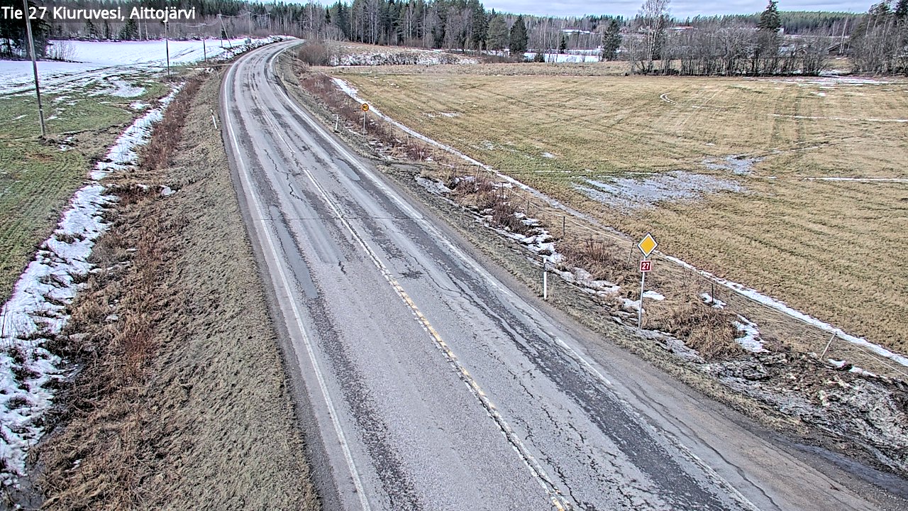 Kelikamerat Kuva Tie 27 Kiuruvesi, Aittojärvi, Kiuruvesi, Pohjois-Savo