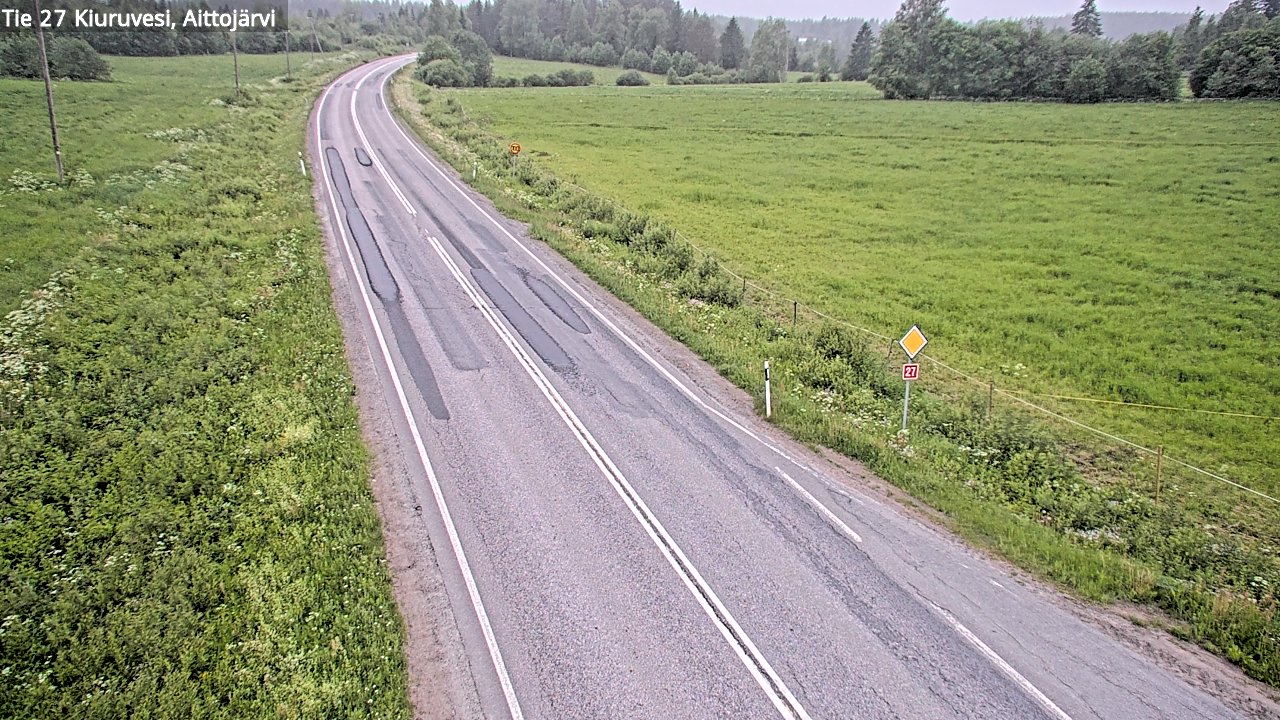 Kelikamerat Kuva Tie 27 Kiuruvesi, Aittojärvi, Kiuruvesi, Pohjois-Savo