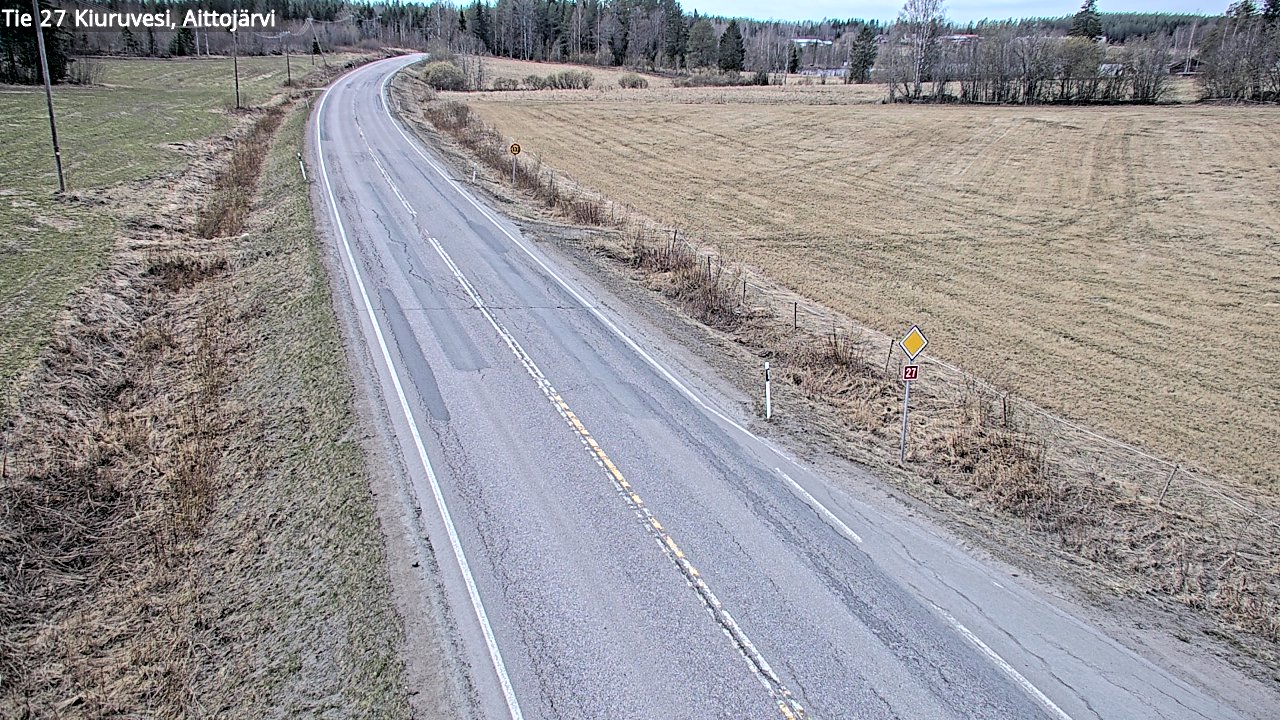 Kelikamerat Kuva Tie 27 Kiuruvesi, Aittojärvi, Kiuruvesi, Pohjois-Savo