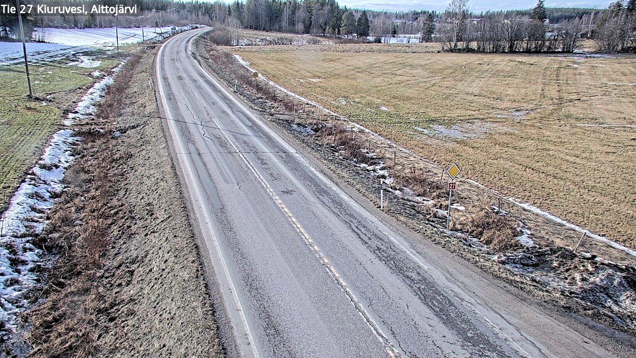 Kelikamerat Kuva Tie 27 Kiuruvesi, Aittojärvi, Kiuruvesi, Pohjois-Savo