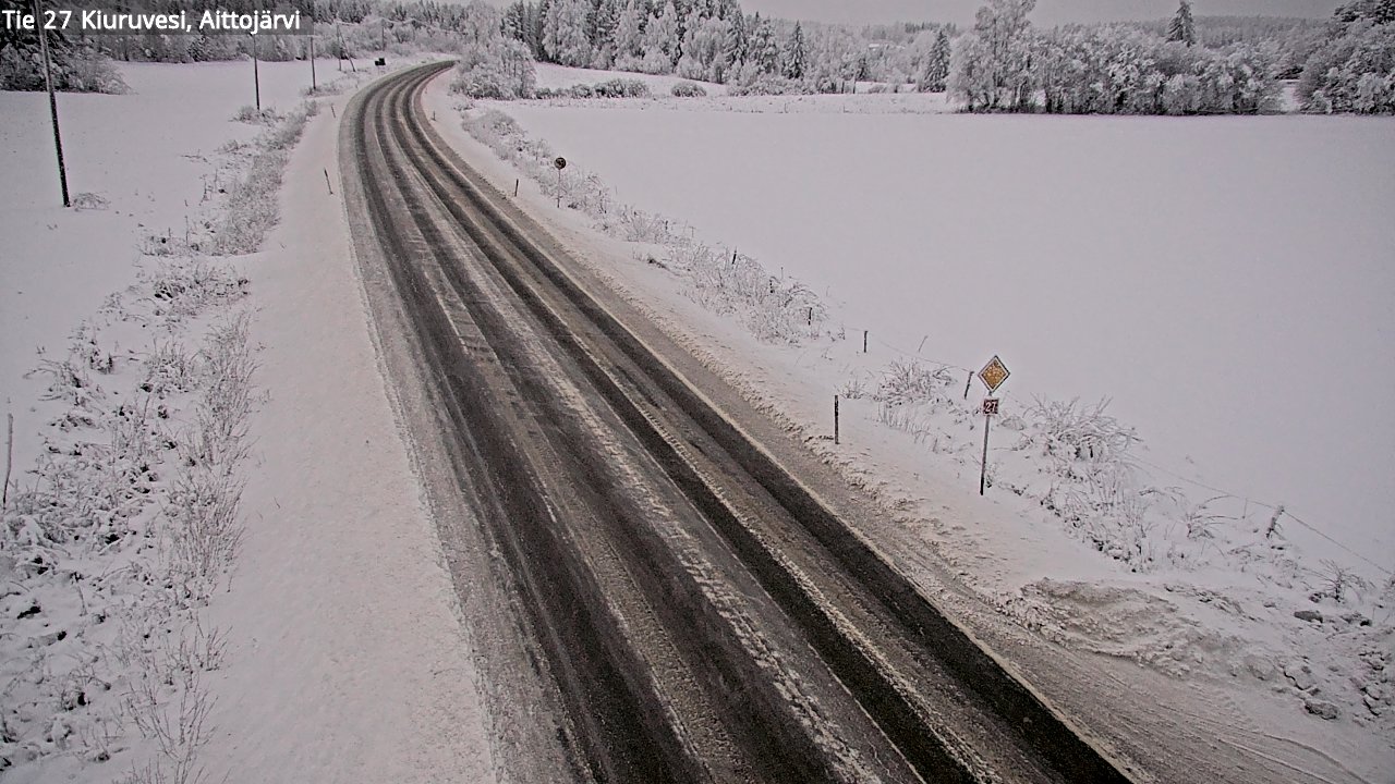 Kelikamerat Kuva Tie 27 Kiuruvesi, Aittojärvi, Kiuruvesi, Pohjois-Savo