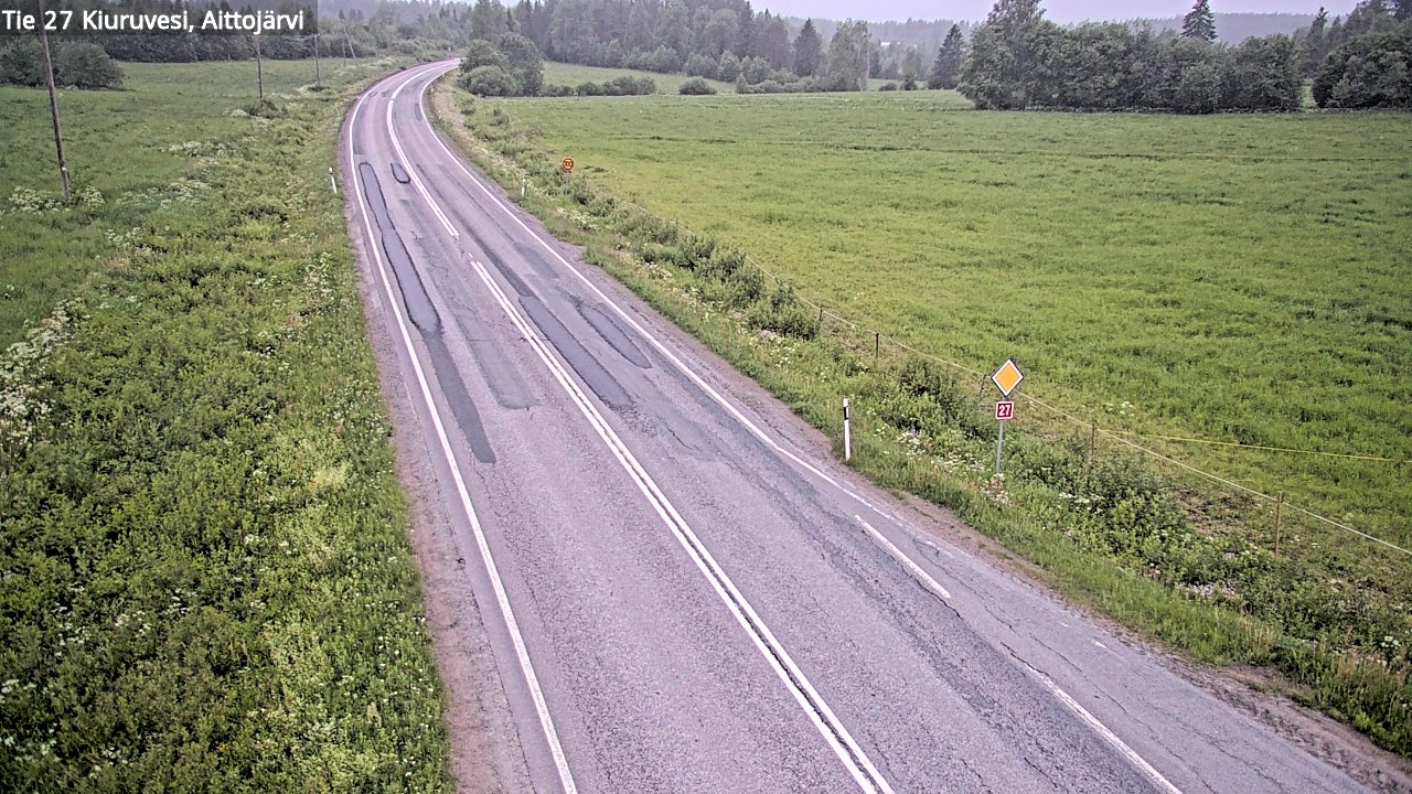 Kelikamerat Kuva Tie 27 Kiuruvesi, Aittojärvi, Kiuruvesi, Pohjois-Savo