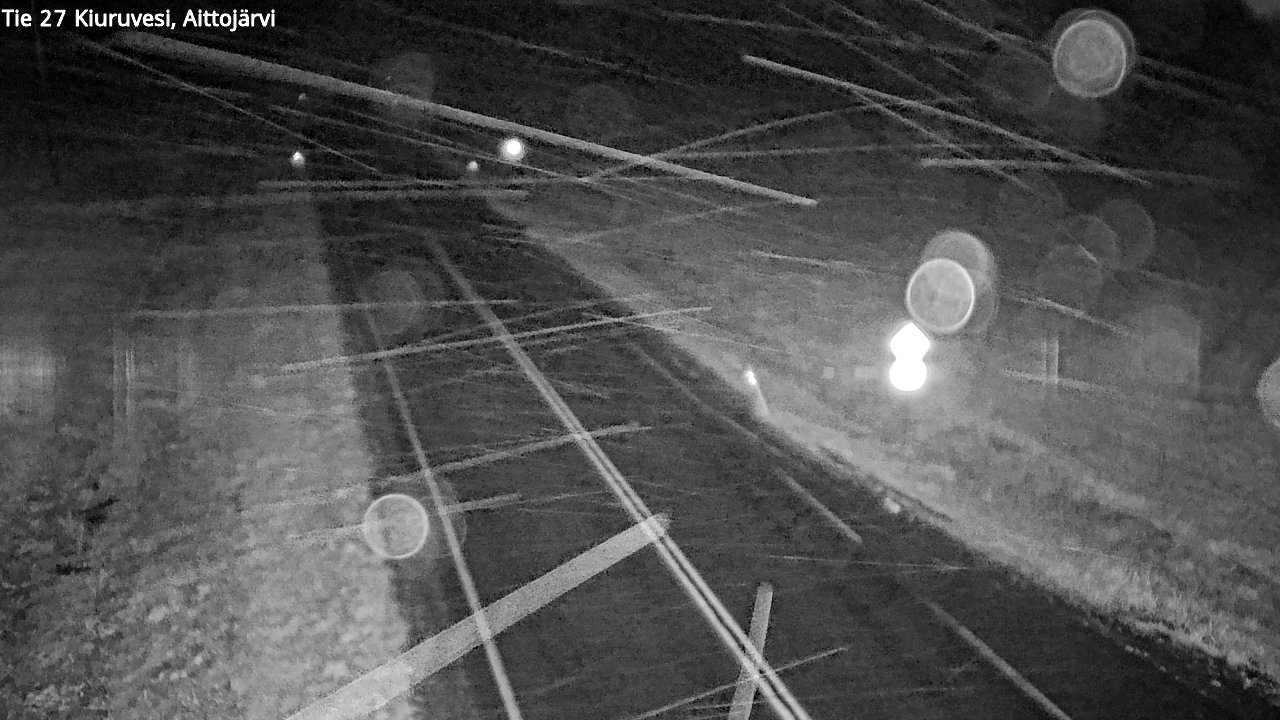 Weather Camera Image Road 27 Kiuruvesi, Aittojärvi, Kiuruvesi, Pohjois-Savo