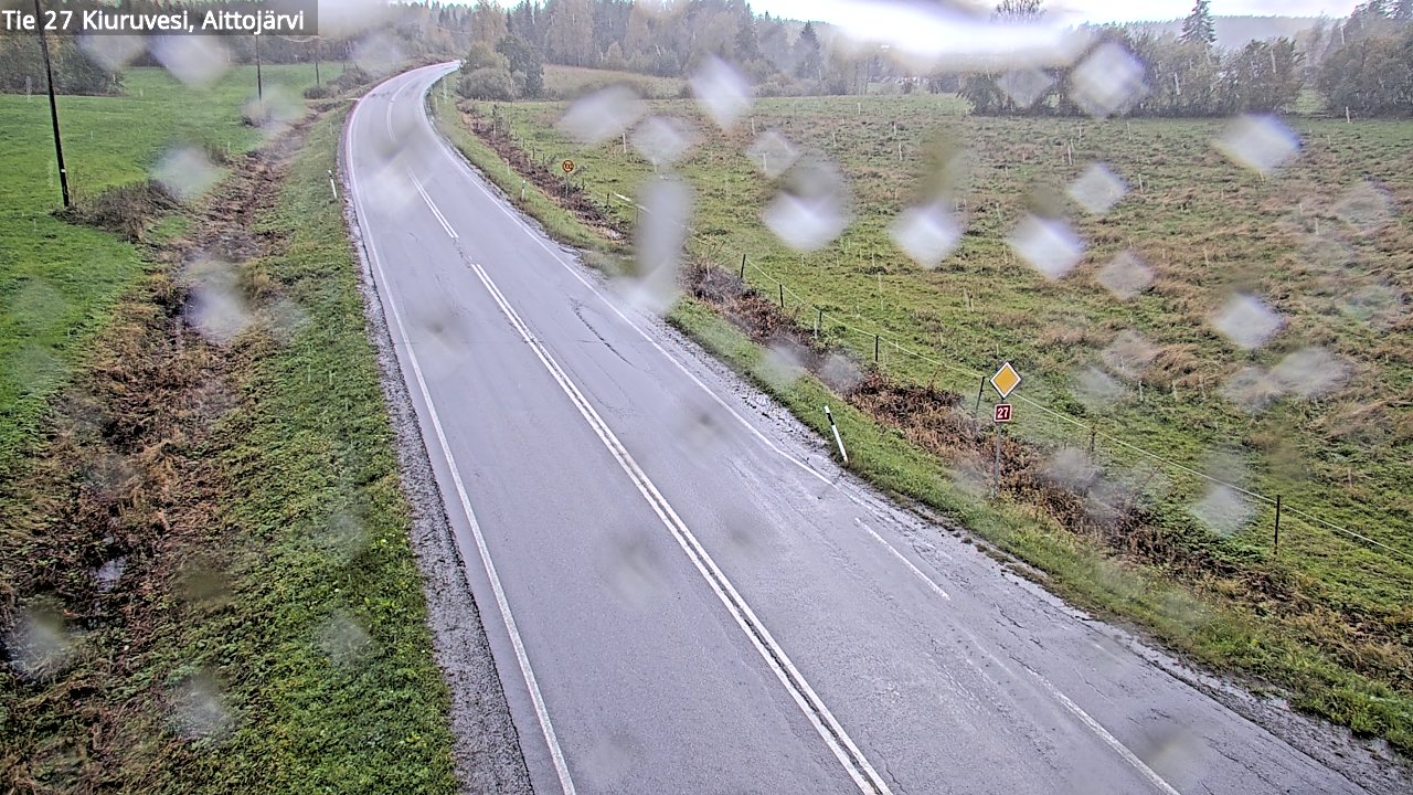 Weather Camera Image Road 27 Kiuruvesi, Aittojärvi, Kiuruvesi, Pohjois-Savo