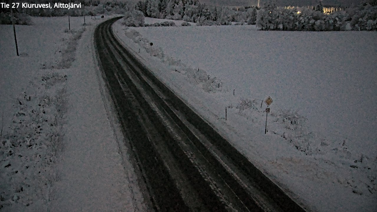 Kelikamerat Kuva Tie 27 Kiuruvesi, Aittojärvi, Kiuruvesi, Pohjois-Savo