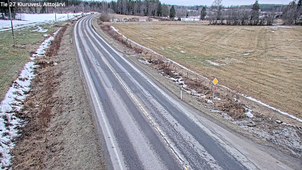 Kelikamerat Kuva Tie 27 Kiuruvesi, Aittojärvi, Kiuruvesi, Pohjois-Savo