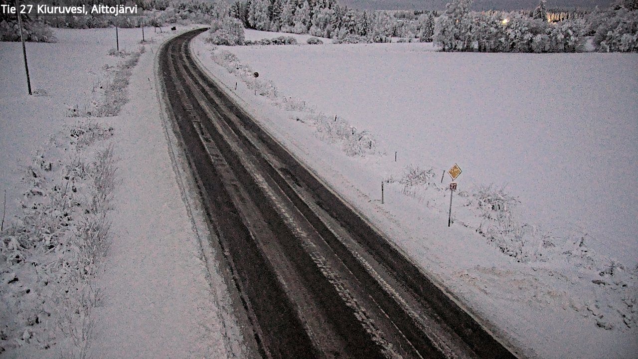 Kelikamerat Kuva Tie 27 Kiuruvesi, Aittojärvi, Kiuruvesi, Pohjois-Savo