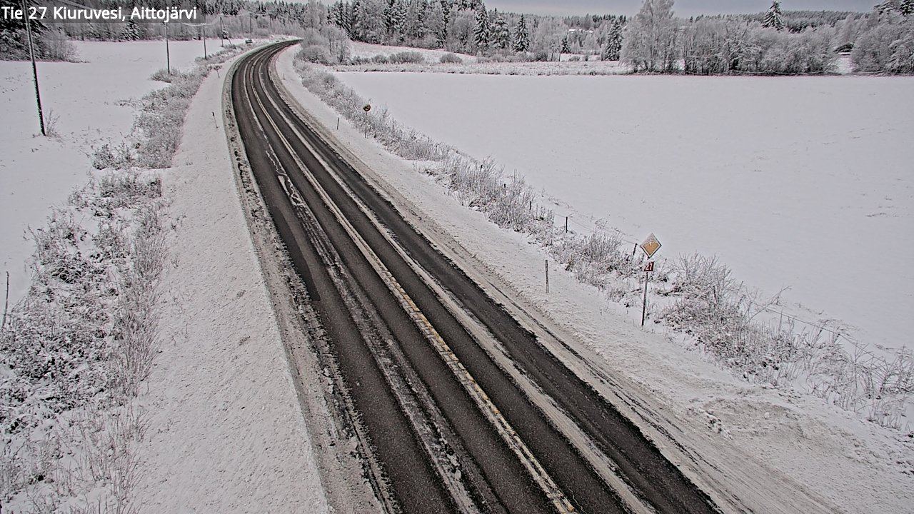 Kelikamerat Kuva Tie 27 Kiuruvesi, Aittojärvi, Kiuruvesi, Pohjois-Savo