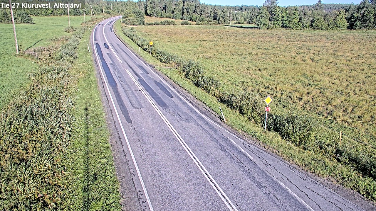 Kelikamerat Kuva Tie 27 Kiuruvesi, Aittojärvi, Kiuruvesi, Pohjois-Savo
