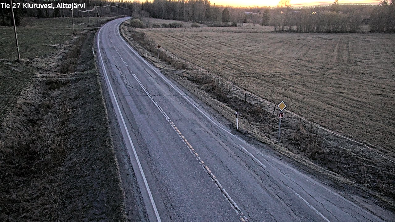 Kelikamerat Kuva Tie 27 Kiuruvesi, Aittojärvi, Kiuruvesi, Pohjois-Savo