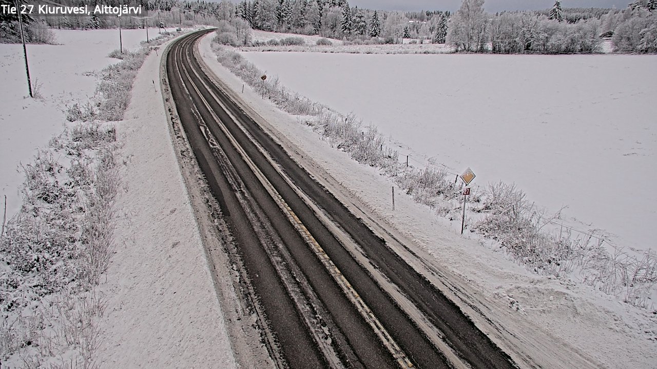 Kelikamerat Kuva Tie 27 Kiuruvesi, Aittojärvi, Kiuruvesi, Pohjois-Savo